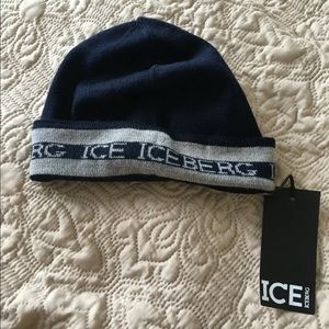 Iceberg Baby Boy Hat 6-18 Months Blue Navy